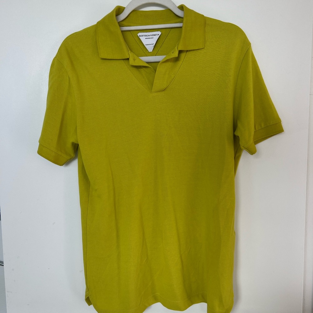 BOTTEGA VENETA Spring 2021 Green Polo.